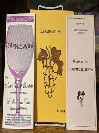 Andre Duval Institute. L' Ecole du Vin. -- Preface by Bernardus J. Schendstok, Institute Director