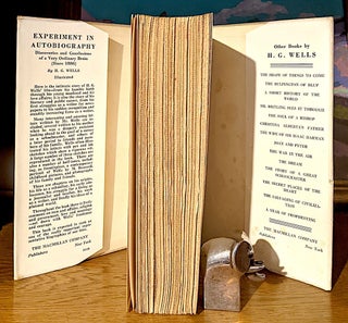 Experiment in Autobiography. Discoveries and Conclusions of a Very Ordinary Brain (Since 1866)