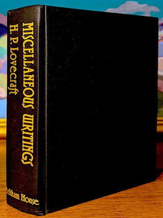 Miscellaneous Writings H. P. Lovecraft