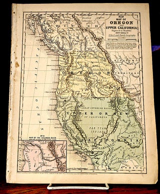 Item #10220 Map of Oregon and Upper California. Samuel Augustus Mitchell, Map Maker