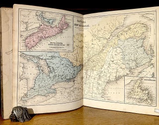 Mitchell's New School Atlas. A Series of Forty-Four Copperplate Maps, Compiled From the Great Atlases of Keith Johnson, Kiepert, The Geographical Institute of Weimar, From the United States Coast Survey, The Surveys of the War Department and of the Several States..... With Important Geographical Tables and an Extensive Pronouncing Vocabulary of Nearly Ten Thousand Names