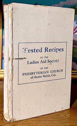 Item #10415 Presbyterian Ladies Aid Cook Book Santa Maria, California