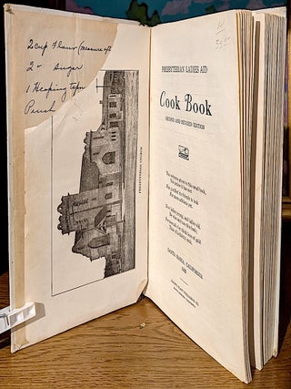 Presbyterian Ladies Aid Cook Book Santa Maria, California