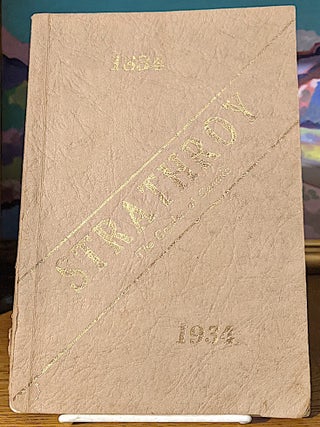 Item #10530 Strathroy (Red Valley) 1834-1934. Named After an Obscure Parish in Ireland, The Home...
