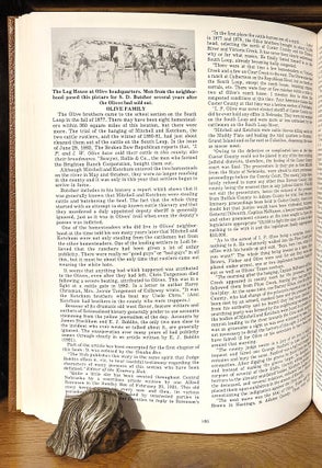 Seven Valleys regional history, 1872-1982 : development of the South Loup, Shorthorn Ranch on Sand Creek, Callaway, Hub of the Seven Valleys South Loop, Upper Loup, Southwest Custer County, Cottonwoods - Lodi - Redfern