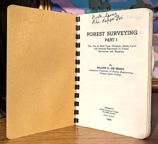 Item #10660 Forest Surveying, part 1 - The use of steel tape, compass, abney level and aneroid...