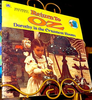 Item #10694 Return to Oz. Dorothy in the Ornament Rooms. A Golden Book; Based on the motion...