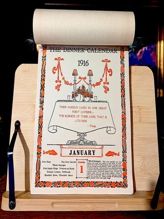 The Dinner Calendar 1916