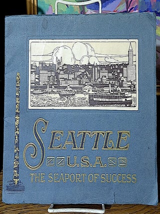Item #10766 SEATTLE U.S.A. (USA) THE SEAPORT OF SUCESS. Bird's Eye View overlooking Second Anene,...
