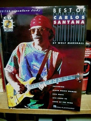 Item #8556 Best of Carlos Santana. Wolf Marshall