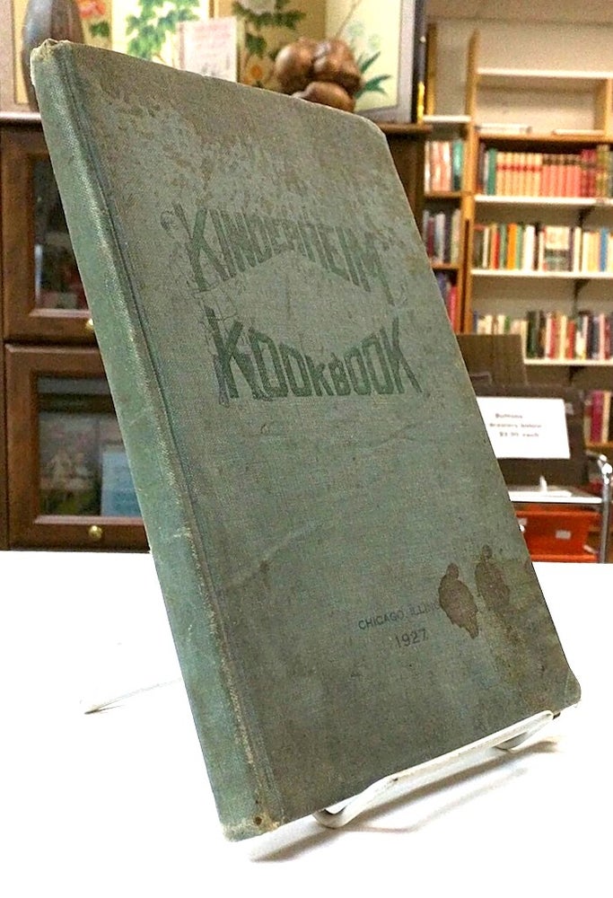 Item #8856 Kinderheim Kookbook [ cover title ]; Cook Book Published by the Ladies Auxiliary for the benefit off the Kinderheim, Addison Illinois [ title page ]. Officers, members of the Ladies' Auxiliary.