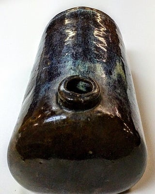 Antique Pottery; Japanese Foot warmer