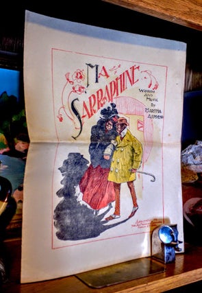 Item #9212 Ma Sarraphine [ Sheet Music ]. Exaggerated ethnic stereotype cover illustration of a...