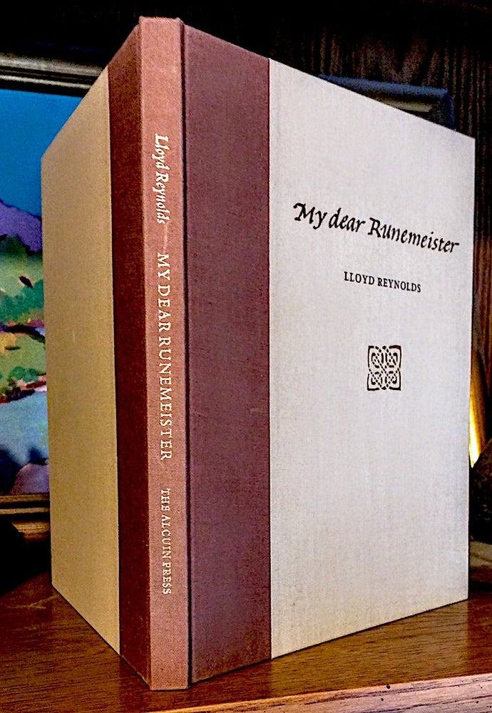 Item #9247 My Dear Runemeister. A Voyage Through The Alphabet. Lloyd Reynolds.
