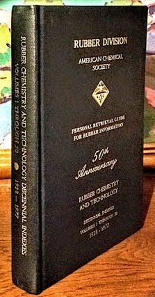 Item #9282 Rubber Division American Chemical Society Personal Retrieval Guide for Rubber...