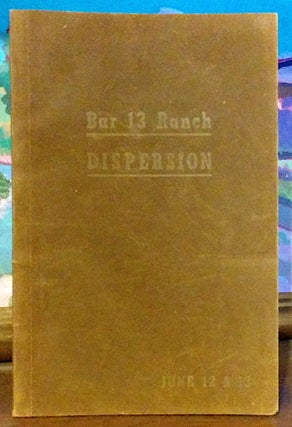 Item #9369 Bar 13 Ranch Dispersion. -- 300 Registered Herefords. Selling in complete dispersion...