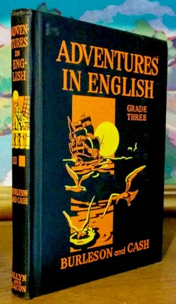 Item #9386 Adventures in English. Grade Three. David Sinclair Burleson, Laurie Cash