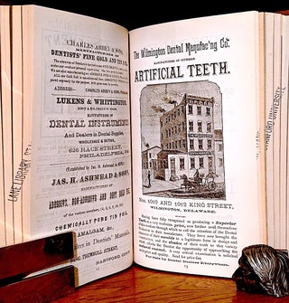 Amreican Journal of Dental Science. Volume XX. 1886-87. (Wants Nos. 1,5,8,10-1886). Includes Jan., March, April, 1887