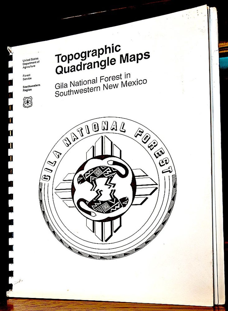 Item #9616 Topographic Quadrangle Maps Gila National Forest in Southwestern New Mexico. Forest Service.