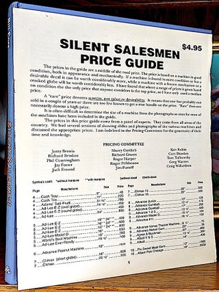 Silent Salesmen. An Encyclopedia of Collectible gum, Candy & Nut Machines