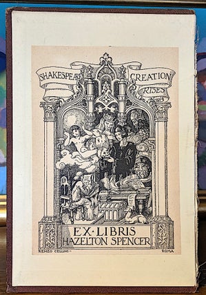 Item #9730 Hazelton Spencer Ex-Libris Bookplate. Hazelton Spencer, Renzo Cellini